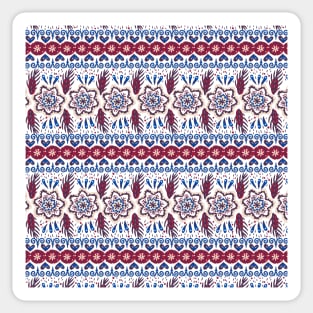 Beautiful Textile Pattern Design Sticker